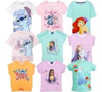 Disney - Bambina - T-Shirt Maglia Maglietta a Maniche Corte [Wish 1251 Bianco - 3 Anni]
