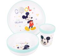 Disney Bambino Topolino 3 Pezzi Pasto Set Include Piatto, Ciotola E Coppa