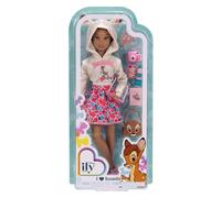 Disney ILY 4ever Bambole alla moda ispirate a Bambi 29,2 cm di altezza con 13 punti di articolazione, anello scintillante Topolino incluso per te!