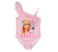 Disney Barbie, Costume Intero, Bambina, Bambino (da 3 a 8 Anni), Body, Rashguard, Bikini, Costume da Bagno, Piscina, Spiaggia, Nuoto, Estate, Modello Bar 5244451 S1-5/6A, Rose