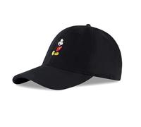 Disney Baseball cap, Mickey Mouse Adjustable Hat for Adult Cappellino, Nero, X-Large Uomo
