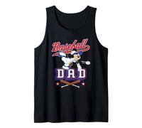 Disney Baseball Dad Sports Mickey Mouse Father's Day Tee Canotta