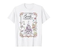 Disney Beauty and the Beast 35th Anniversary Castle Art Maglietta