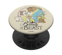 Disney Beauty And The Beast Group Dance PopSockets PopGrip Adesivo