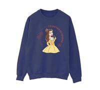 Disney Beauty And The Beast I'd Rather Be Reading Felpa Donna (BI10444)
