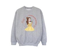 Disney Beauty And The Beast I'd Rather Be Reading Felpa Ragazze (BI9975)