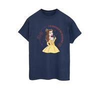Disney Beauty And The Beast I'd Rather Be Reading Maglietta Ampia Donna (BI14324
