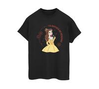 Disney Beauty And The Beast I'd Rather Be Reading Maglietta Ampia Donna (BI14324