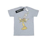 Disney Beauty And The Beast Maglietta Lumière Effetto invecchiato Uomo (BI19389
