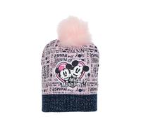 Disney Berretto Minnie Mouse per Bambini, Cappello Invernale, Rosa e Blu, Taglie 52-54 (IT, Numero, 54, Rosa)