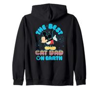 Disney "Best Cat Dad on Earth" Mickey & Minnie Disney Trip Felpa con Cappuccio