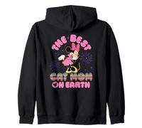 Disney Best Cat Mom on Earth Mickey & Minnie Disney Trip Felpa con Cappuccio