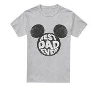 Disney Best Dad Ever Maglietta Topolino Uomo (TV5049)