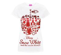 Disney - Biancaneve - Maglietta a maniche corte - Donna (NS4282)
