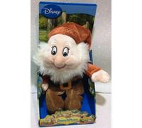 DISNEY BIANCANEVE SETTE NANI GONGOLO / HAPPY PELUCHE 24 CM PLUSHE 9" SNOW WHITE