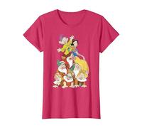 Disney Biancaneve Seven Dwarf Stack Graphic T-Shirt Maglietta