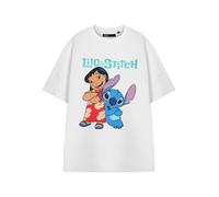 Disney Bianco Lilo & Stitch Adults T-shirt a maniche corte Donne
