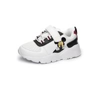 Disney Bianco Mickey Mouse Creeping Print Scarpe da ginnastica in velcro Ragazzi