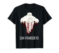 Disney Big Hero 6 Baymax Heart San Francisco Maglietta