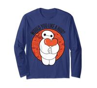 Disney Big Hero 6 Baymax Hug Valentine's Maglia a Manica