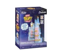 Disney Bitty Pop Display Con 2 Vinile Figures Cinderella's Castle Funko