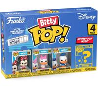 DISNEY BITTY POP VINYL FIGURE 4-PACK MINNIE - DAISY DUCK - DONALD DUCK + MISTERY