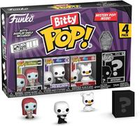 DISNEY BITTY POP VINYL FIGURE 4-PACK SALLY - JACK SKELLINGTON - ZERO + MISTERY D