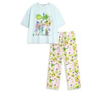 Disney Blu Bugs Life Pigiama a maniche corte a gamba lunga Donne