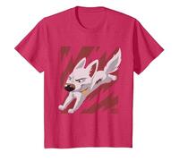 Disney Bolt The Super Dog Maglietta, Bambini, Rosso Mélange, 10 anni