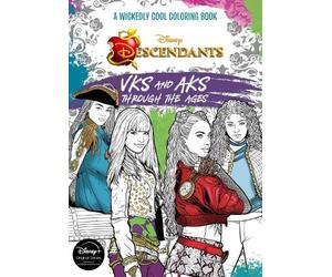 DISNEY BOOK GRO Descendants: A Wickedly Cool Coloring Book: VKs and (Tascabile)
