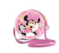 Disney, Borsa a Tracolla Rotonda Unisex Kids, Rosa Minni Mouse, One size