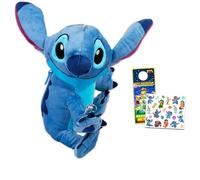 Disney Borsa a tracolla Stitch per ragazze - Bundle con borsa a tracolla Stitch per bambini, più tatuaggi, altro | Disney peluche Hugger borse per bambini