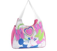 Disney Borsa da spiaggia, Rose fluo (Rosa) - D87316
