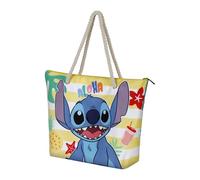 Disney Borsa da Spiaggia Soleil, 52 x 37 cm, Multicolore Stitch