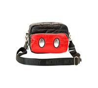 Disney Topolino Air-Borsa a Tracolla IBiscuit Padding, Nero, 23 x 16 cm
