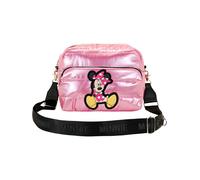 Disney Minni Mouse Shoes-Borsa a Tracolla IBiscuit Padding, Rosa, 23 x 16 cm
