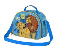 Disney, Borsa Porta Merenda 3D Unisex Kids, Blu Il Re Leone, One size