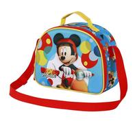 Disney, Borsa Porta Merenda 3D Unisex Kids, Blu Topolino, One size