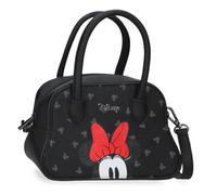 Disney Bowlogue Minnie Borsa, Taglia unica, Nero, Taglia unica per tutti, Borsa