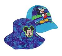 Disney Bucket Baseball cap, Mickey Mouse Toddler Sun Hat for Ages 2-4 Falda Larga, Cappello e Cappello alla Pescatora, Anni Neonati