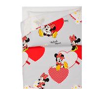 Disney By Caleffi Copriletto Minnie Girl Rosso Piazza e Mezza