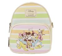 Disney by Loungefly Crossbody Bag Mickey and Friends Rainbow Stribes
