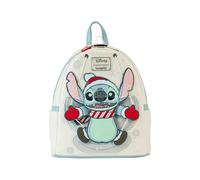 Zaino Mini Di Natale Di Disney Stitch Con Angioletto Di Neve Glitterato