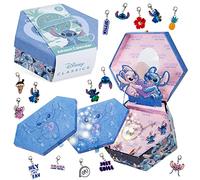 Disney Calendario dell'avvento 2025 di Stitch, per bambini e adolescenti, fai da te, da riempire da appendere alla parete o con gioielli, braccialetto con ciondoli, calendario per conto alla rovescia