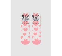 DISNEY, Calze Da Bambina In Misto Cotone Elasticizzato Con Stampa Minnie, Multicolor, Taglia: 31/33