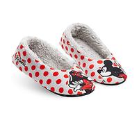 Disney Calze Donna Calzini Antiscivolo Invernali Caldi a Pantofola di Stitch e Minnie
