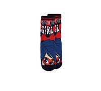 Disney Calzini antiderapantes per bambini - Calzini da ragazza Ladybug - Calzini per bambini, rosso, 27-30