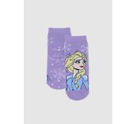 DISNEY, Calzini In Misto Cotone Viola Da Bambina Regular Fit Con Stampa Frozen, Viola, Taglia: 34/36
