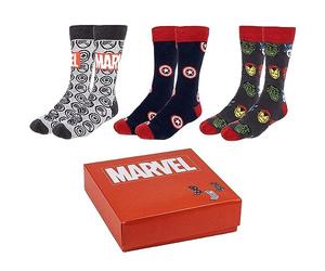 Disney Calzini Marvel, multicolore, 35-41, unisex, per adulti, multicolore, 35-41