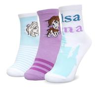 Calzini per bambina Disney Frozen Elsa set 3 paia di calze in cotone bimba 7116
